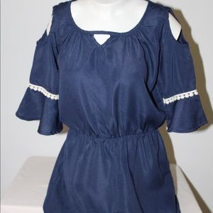 Navy Blue romper